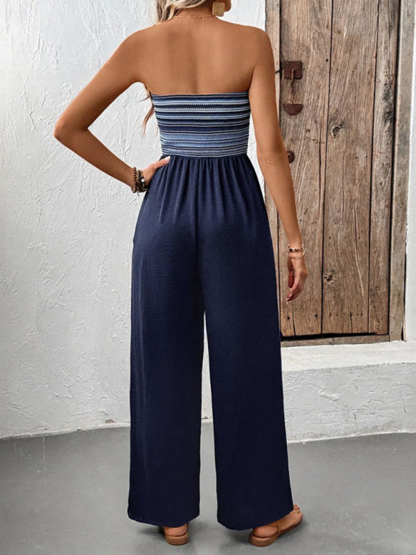 Striped Jumpsuit