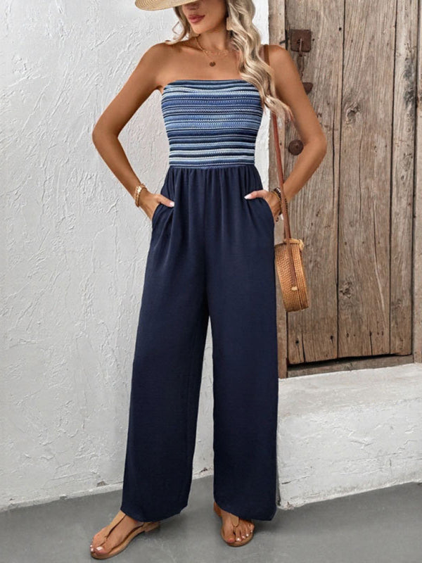 Striped Jumpsuit
