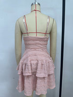 Load image into Gallery viewer, Ruffle Suspender Lace Dress
