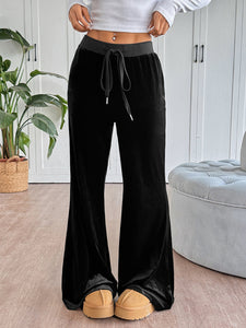 Velvet Flared Trousers
