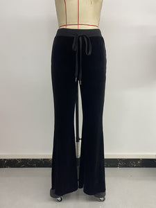 Velvet Flared Trousers