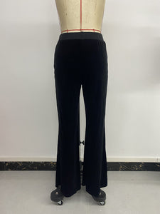 Velvet Flared Trousers