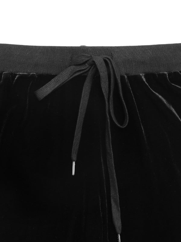 Velvet Flared Trousers