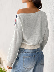 Cropped “Lucky Stars” Sweatshirt