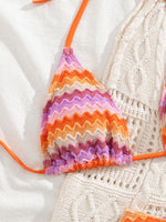 Load image into Gallery viewer, Halter Neck Backless Beach Bikini
