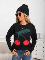 Load image into Gallery viewer, Cherry Print Sweater
