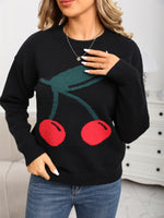 Load image into Gallery viewer, Cherry Print Sweater
