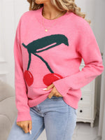 Load image into Gallery viewer, Cherry Print Sweater
