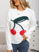 Load image into Gallery viewer, Cherry Print Sweater
