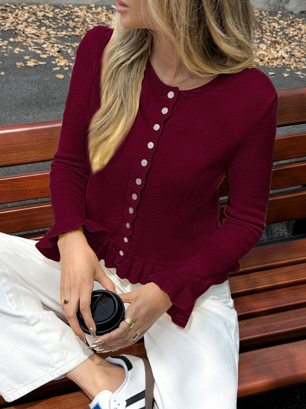 Y2K Style Long Sleeve Cardigan