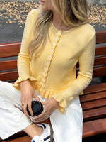 Load image into Gallery viewer, Y2K Style Long Sleeve Cardigan
