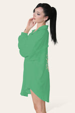 Load image into Gallery viewer, Oversized Long Sleeve Gold Sequin Eye Button Up Shirt
