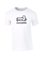 Load image into Gallery viewer, Men&#39;s &quot;COUCH POTATO&quot; Printed T-Shirt (Daddy &amp; Me)
