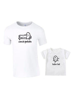 Load image into Gallery viewer, Men&#39;s &quot;COUCH POTATO&quot; Printed T-Shirt (Daddy &amp; Me)
