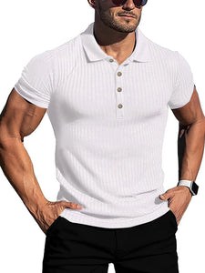 Men's Slim Fit Short Sleeve Polo Shirt