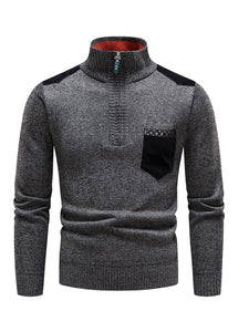 Men's Patchwork Sweater