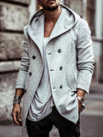 Load image into Gallery viewer, Men&#39;s Casual Trench Jacket
