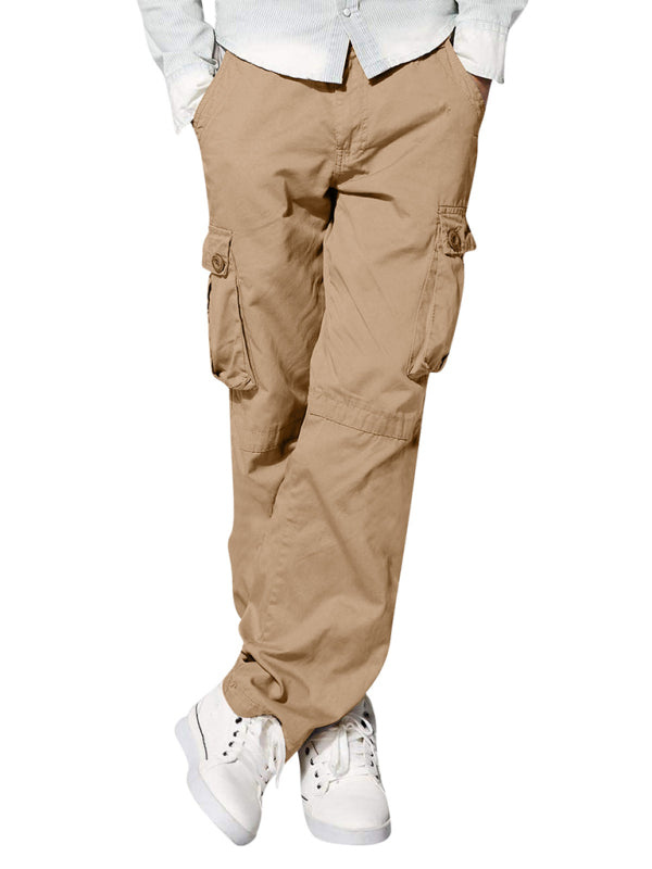 Men's Multi-Pocket Loose Straight Cargo Pants