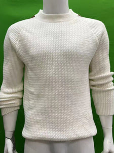 Men's Shoulder Contrast Sweater
