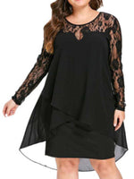 Load image into Gallery viewer, Curve Midi Slit Lace Dress
