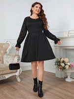 Load image into Gallery viewer, Curve Lace Elegant Dress
