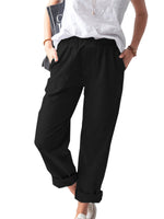 Load image into Gallery viewer, Elastic High Waist Straight Trousers
