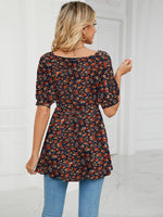 Load image into Gallery viewer, Bubble Short-sleeved Tunic Top
