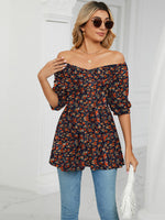Load image into Gallery viewer, Bubble Short-sleeved Tunic Top
