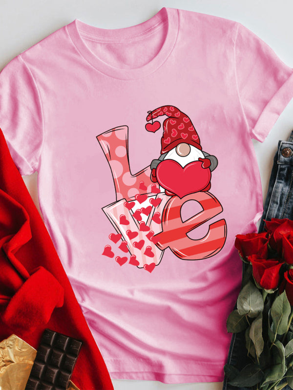 Graphic Print Love T-shirt