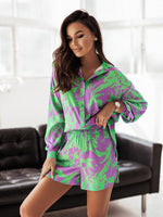 Load image into Gallery viewer, Bright Printed Top &amp; Short Set
