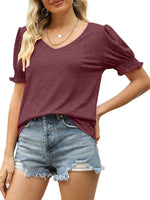 Load image into Gallery viewer, Puff Sleeve Knit Top
