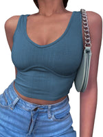 Load image into Gallery viewer, Stretch Knit Tank Top
