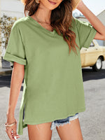 Load image into Gallery viewer, Loose V-neck T-Shirt
