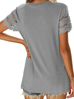 Load image into Gallery viewer, Lace Sleeve Knit Top
