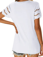 Load image into Gallery viewer, Lace Sleeve Knit Top
