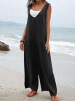 Load image into Gallery viewer, Wide Leg Pocket Jumpsuit
