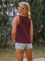 Load image into Gallery viewer, Cotton Linen Sleeveless Top
