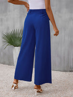 Load image into Gallery viewer, Blue Wide-leg Trousers
