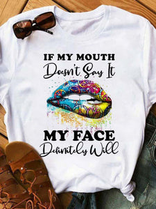 Printed Lips T-shirts