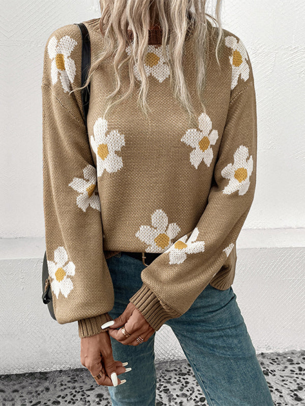 Daisy Print Sweater