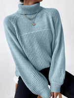 Load image into Gallery viewer, Lapel Raglan Sleeve Pullover
