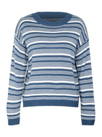 Load image into Gallery viewer, Round Neck Striped Sweater
