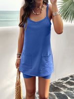 Load image into Gallery viewer, Blue Suspender Set (M 10-12)

