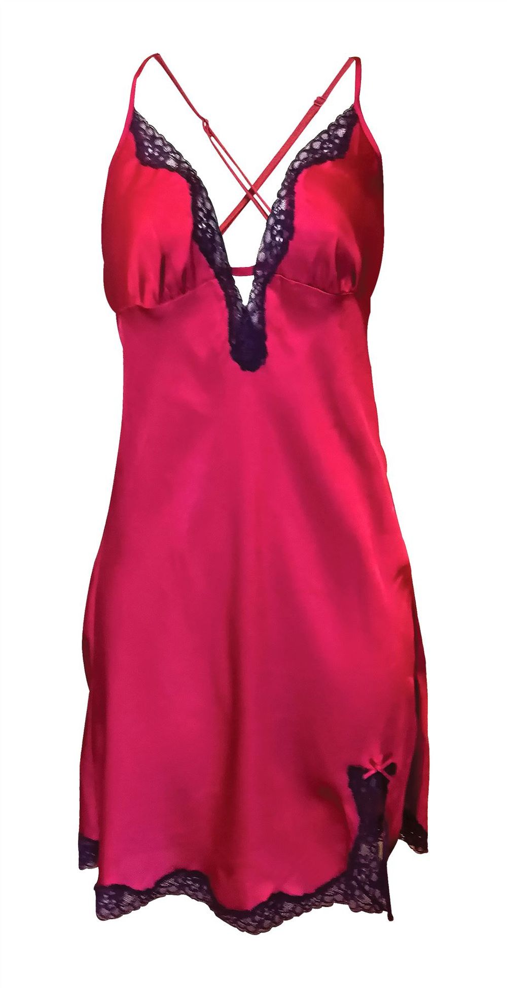 Chemise & Red Wrap