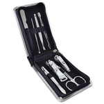 Load image into Gallery viewer, 8pc Gents Manicure Set in Leather Wallet

