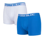 Load image into Gallery viewer, Storm Bloc - 2 Pairs Mens Cotton Boxer Trunks
